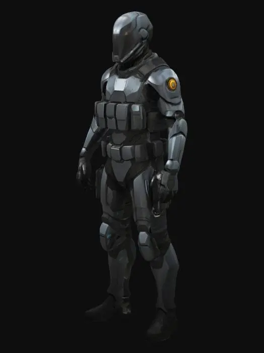 3D model for #ocean#, marine assault specialist, GAO forward special operation member