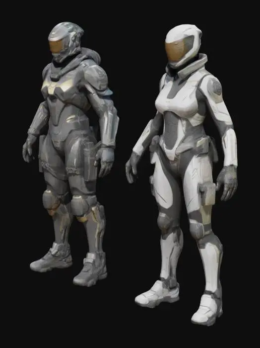 3D model for Galactic Guardians operatives