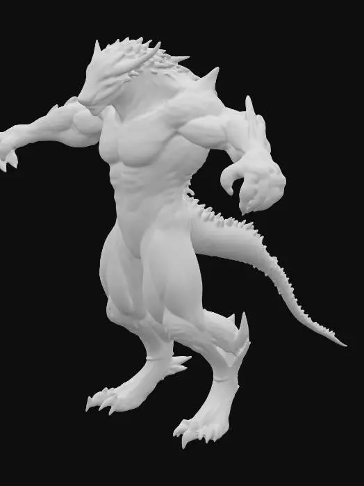 3D model for Inferno Beast, #PBR#