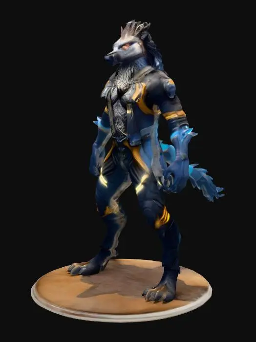 3D model for Hawk Warrior 2077