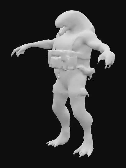 3D model for alien biological contagion, contagio biológico alienígena, #PBR#