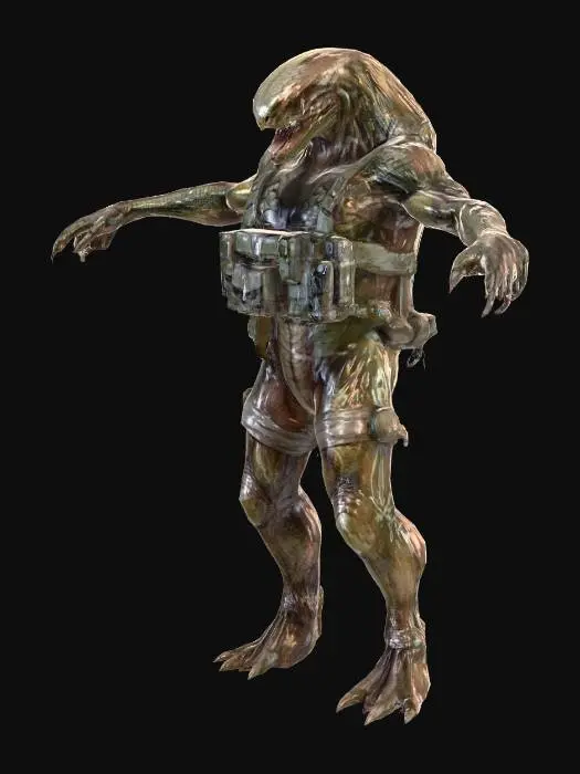 3D model for alien biological contagion, contagio biológico alienígena, #PBR#