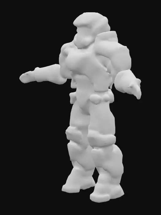 3D model for Titan Sentinel, #PBR#