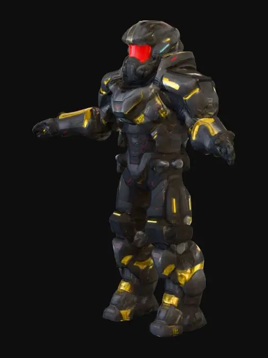 3D model for Titan Sentinel, #PBR#