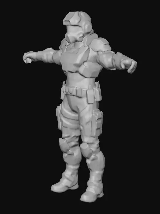 3D model for Warrior Sentinel