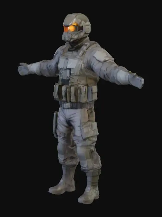 3D model for Stealth Operative