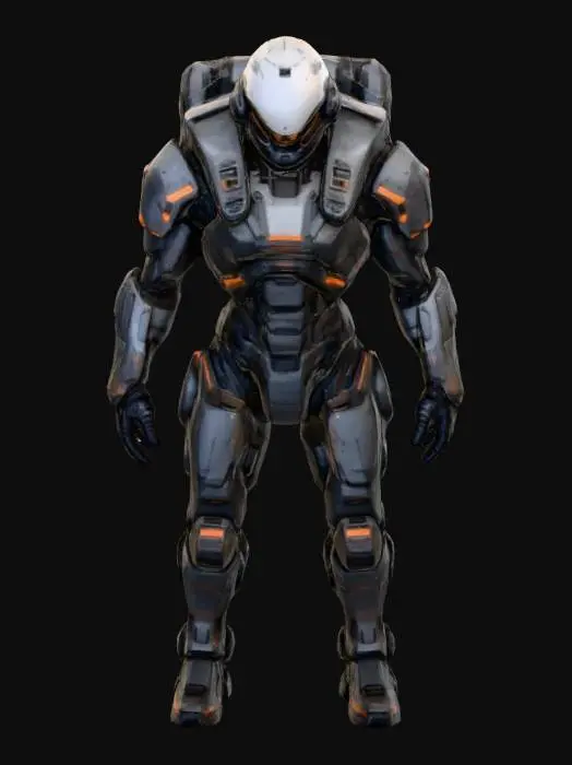 3D model for heavy armor specialist