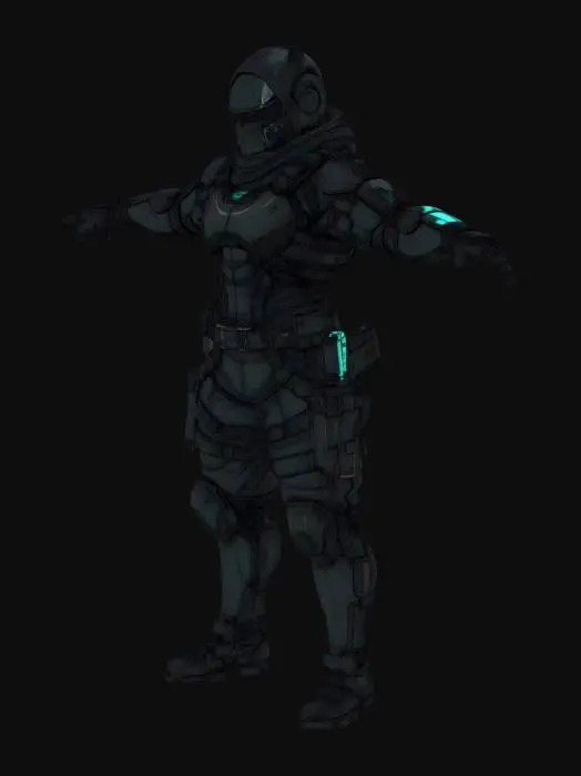 3D model for Stealth Operative