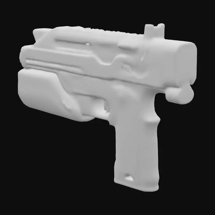 3D model for Neon Pulse plasma Blaster, #PBR#