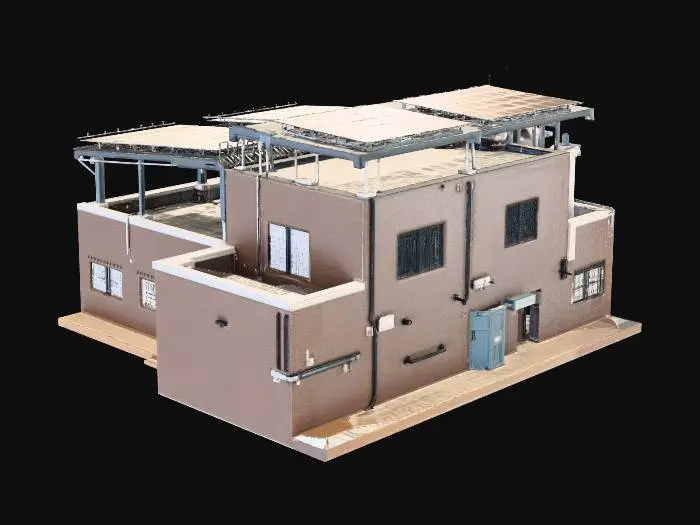 3D model for Solar-Powered Rooftop