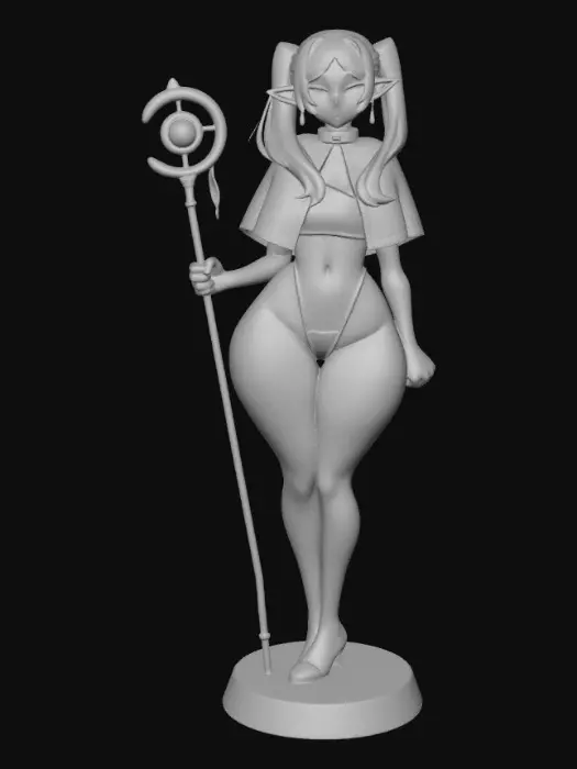 3D model for Crimson Orb Elf Mage
