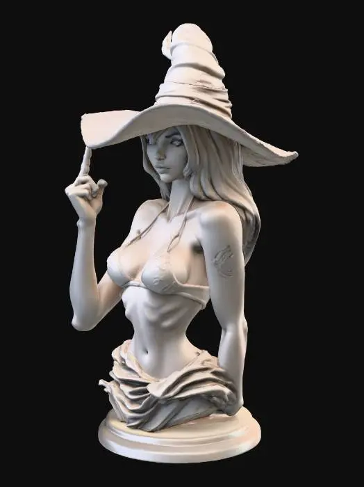 3D model for Enchantress in Marble