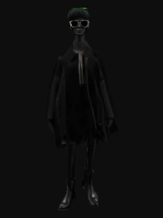 3D model for Monochrome Futurist