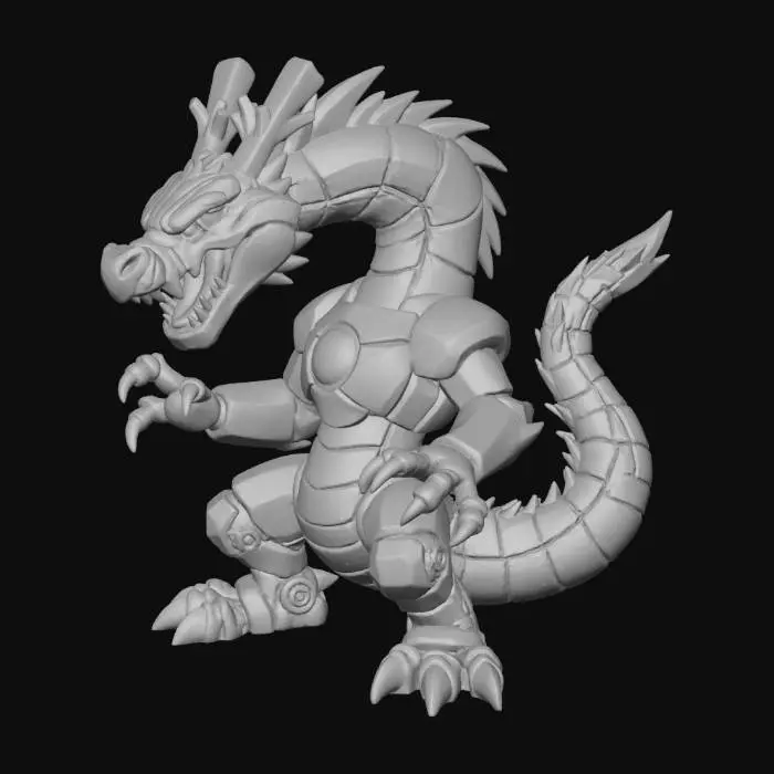 3D model for Dragozord