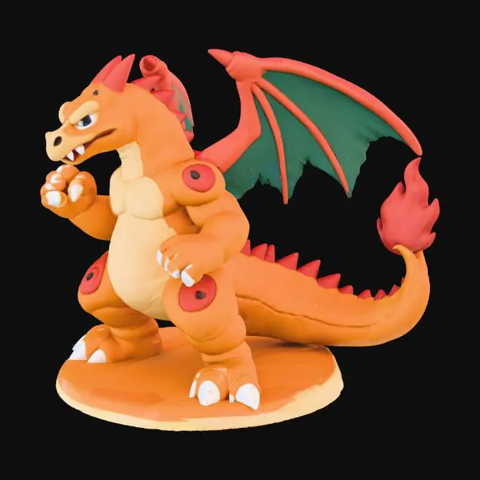3D model for OG Charizard