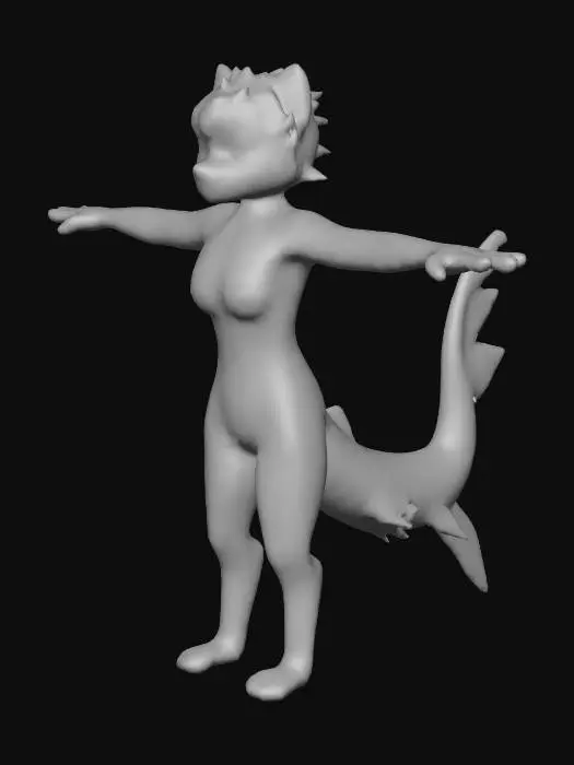 3D model for Shadow Blaze Character Sheet