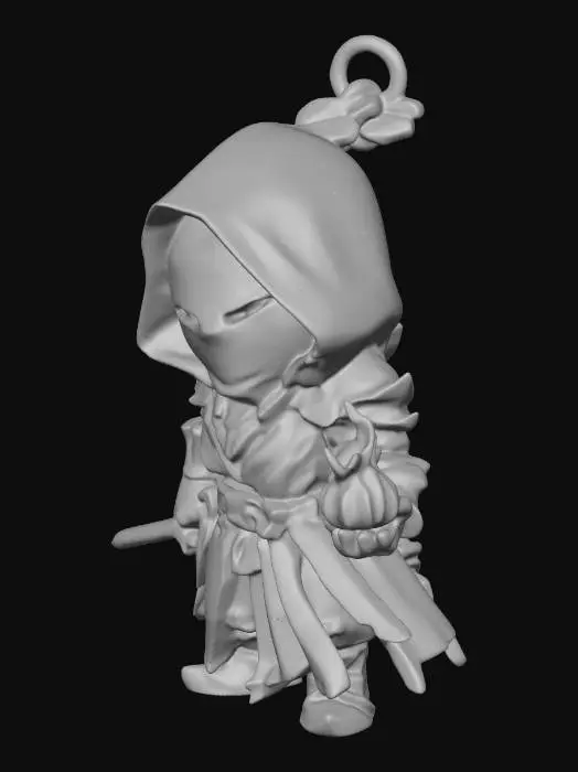 3D model for Shadow Sorcerer Keychain
