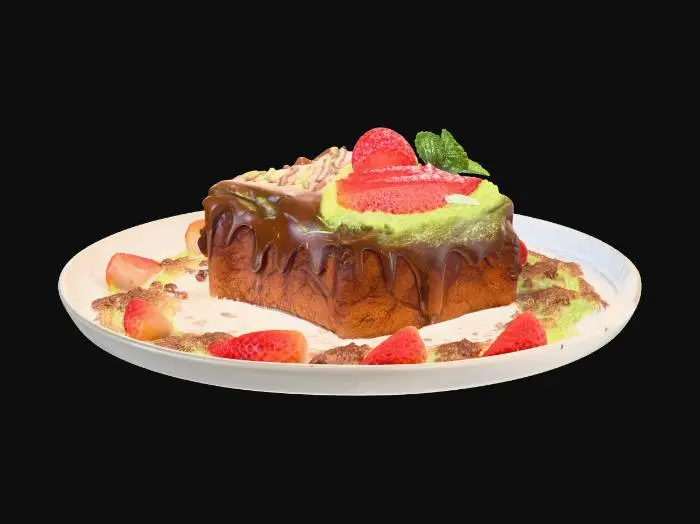3D model for Dubai Pistacho French Toast