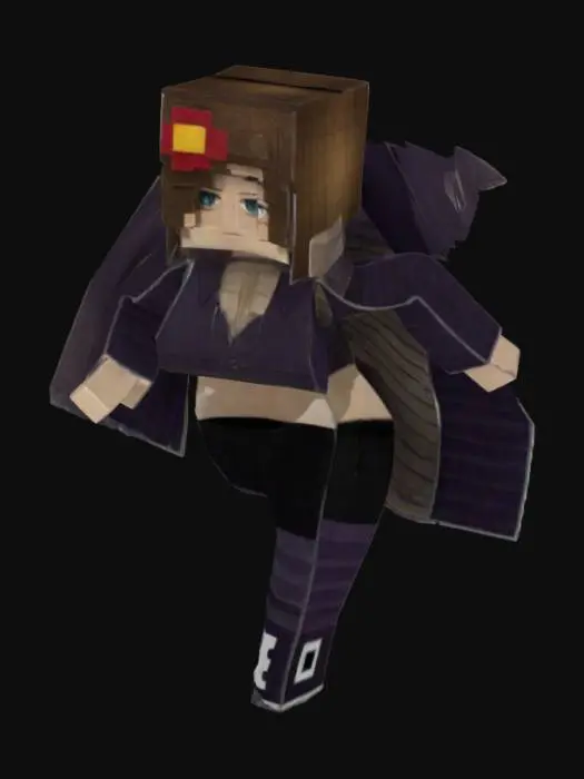 3D model for Jenny character with a round body