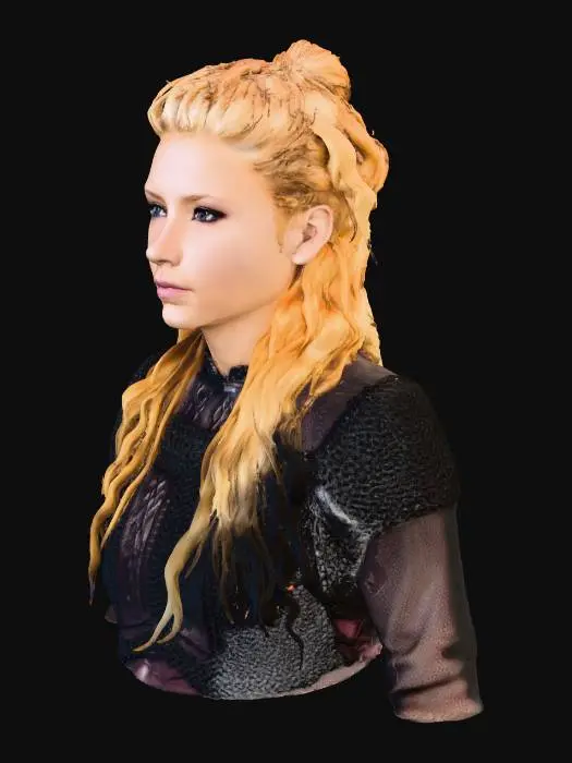 3D model for Warrior in Chainmail