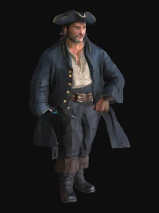 3D model for Pirate on Deck