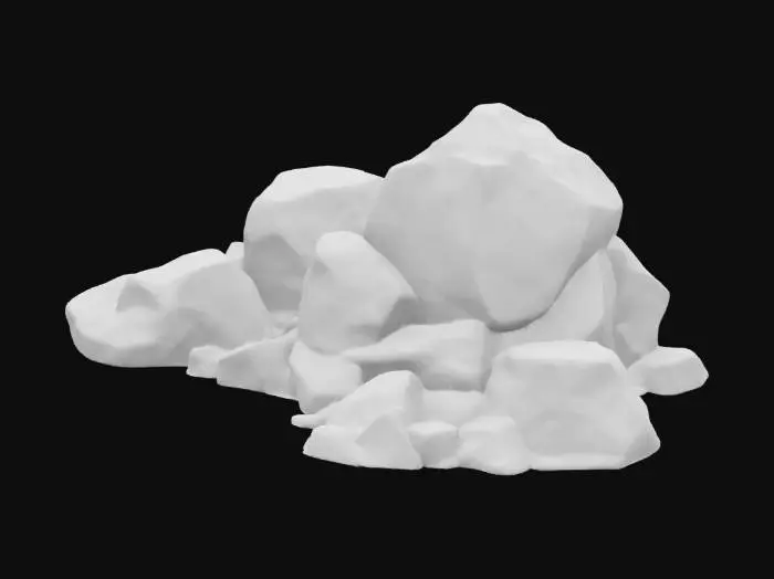 3D model for Polodowcowe głazy narzutowe z granitu oraz rumowisko skalne i słupy kamienne 