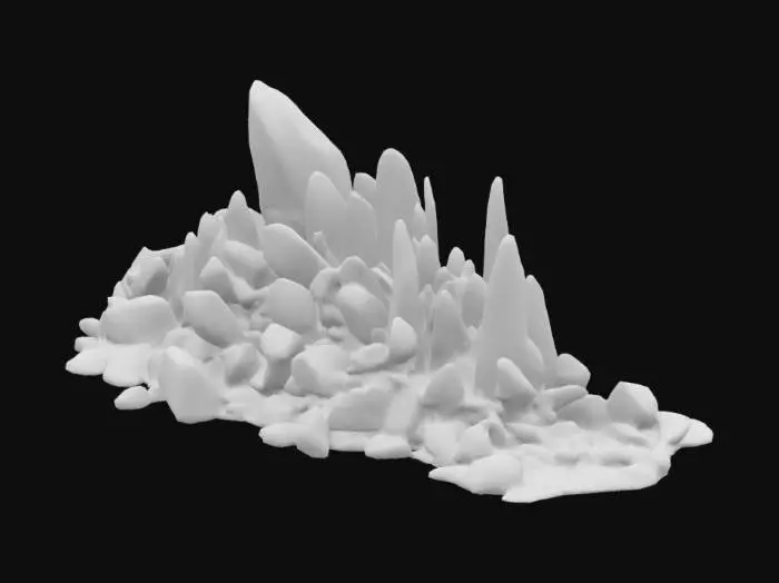 3D model for Polodowcowe głazy narzutowe z granitu oraz rumowisko skalne i słupy kamienne 