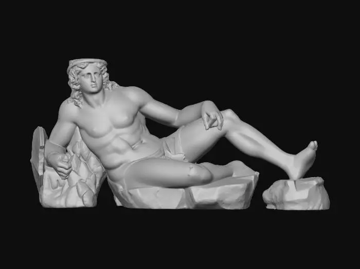 3D model for Dinlenen Savaşçı