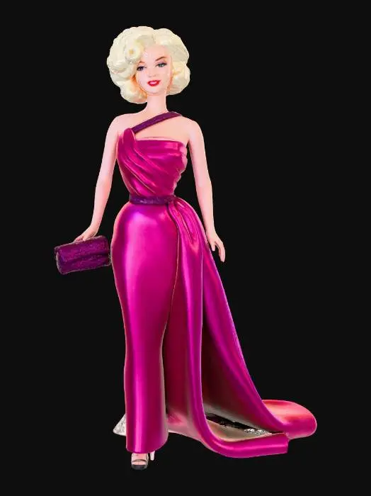 3D model for Marilyn Monroe Barbbie