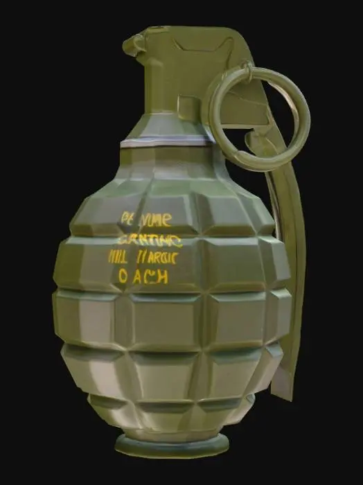 3D model for M67 Grenade Display