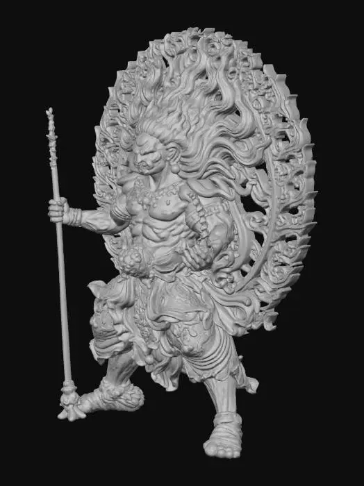 3D model for Ethereal Guardian of Flames, #villain#