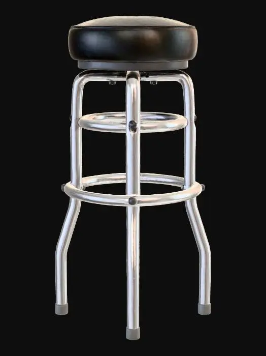 3D model for Industrial Bar Stool
