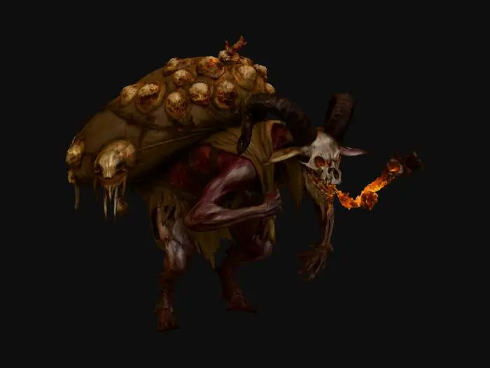 3D model for Infernal Carrier, #villain#