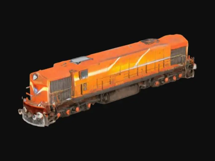 3D model for Indian Diesel Locomotive