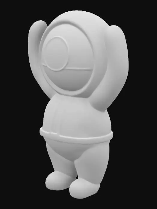 3D model for squid game Guard
