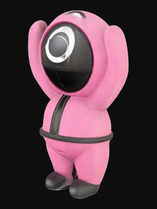 3D model for squid game Guard