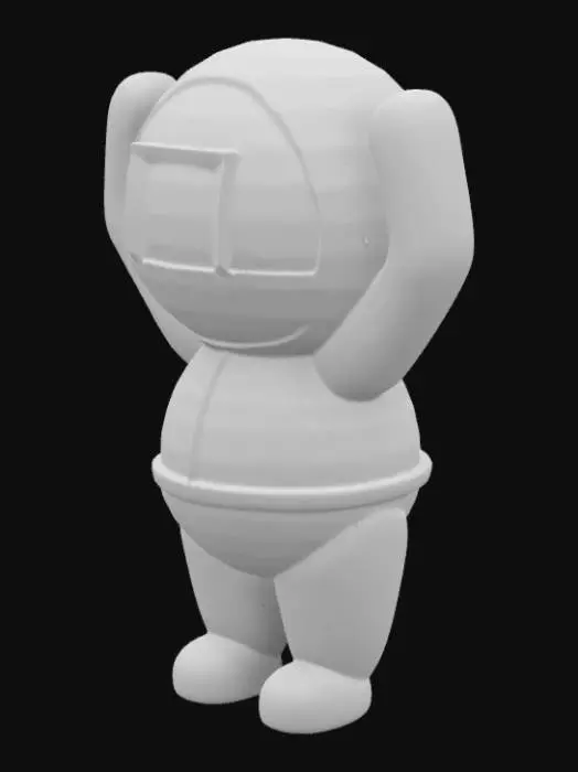 3D model for Pink Guard Statue