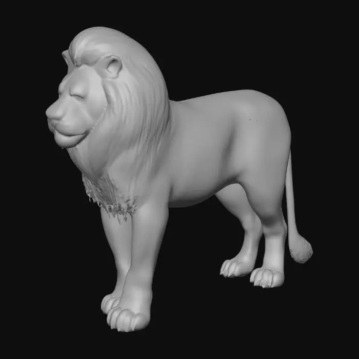 3D model for lion