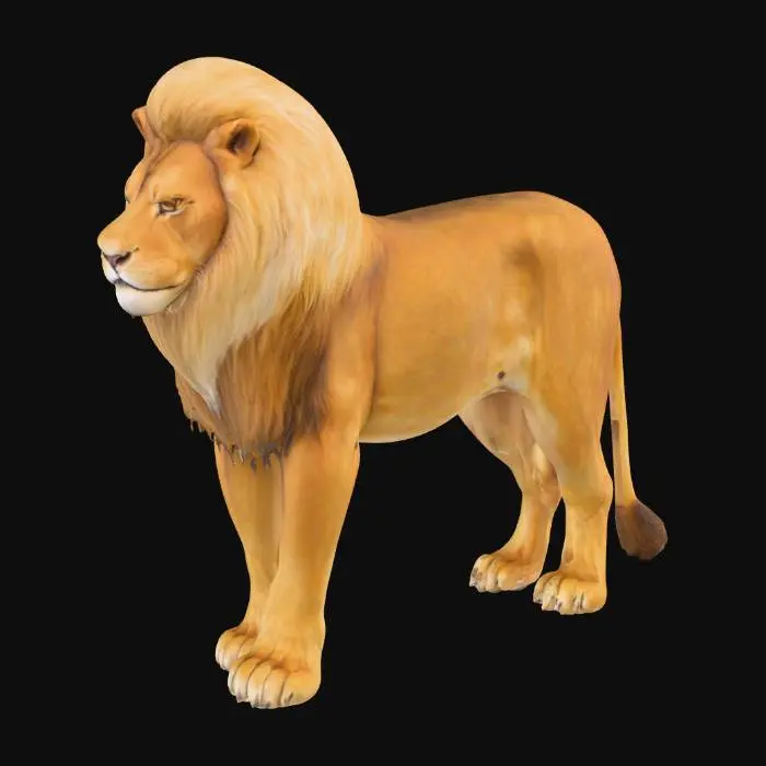 3D model for lion