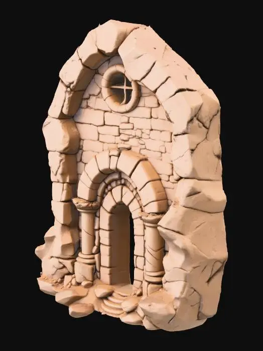 3D model for Stone Portal