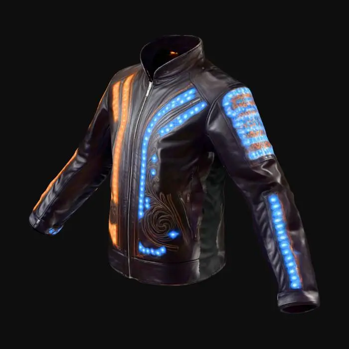 3D model for Neon Circuit Jacket