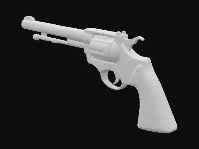 3D model for a revolver