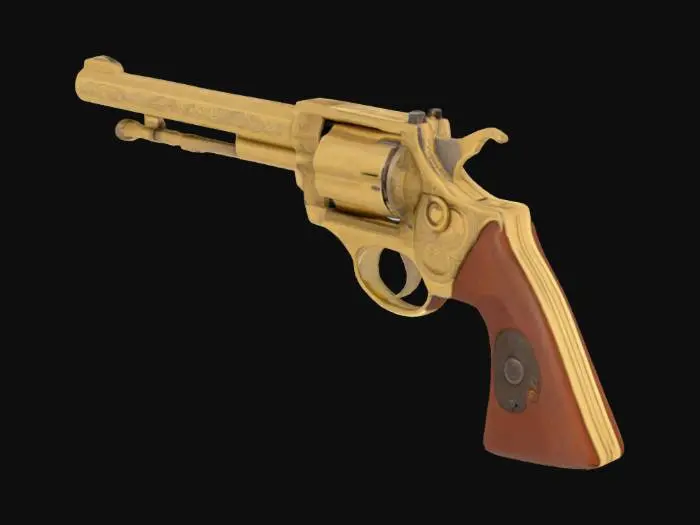 3D model for a revolver