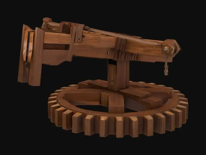 3D model for a wooden watch tower