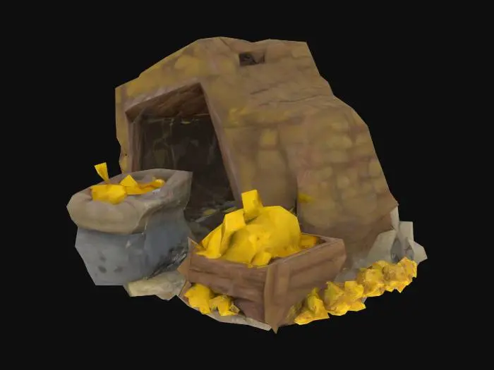 3D model for Gold Mine Entrance