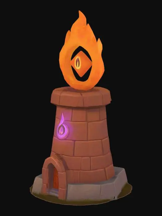 3D model for InfernoTower