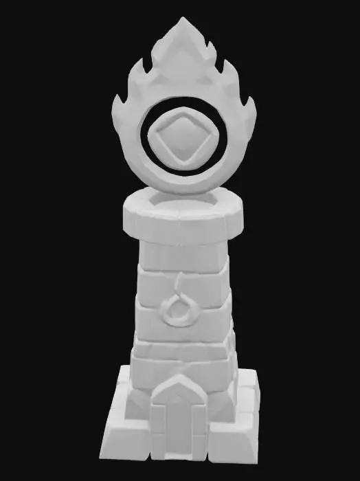 3D model for InfernoTower