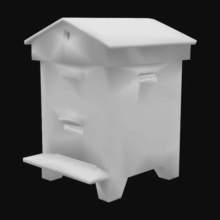 3D model for Low Poly Beehive