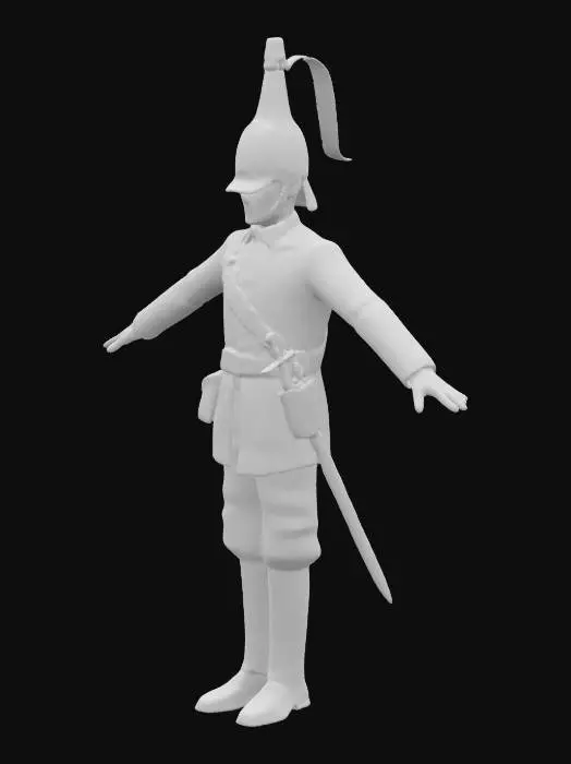 3D model for Royal Guard Doll