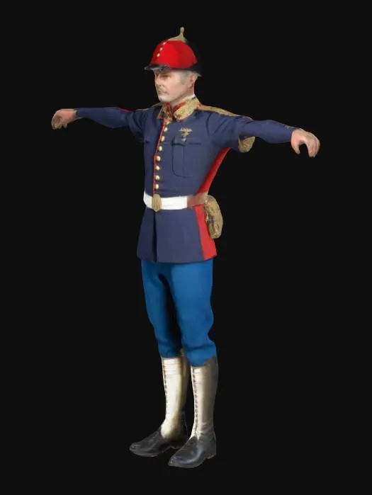 3D model for Traffic Control Stance